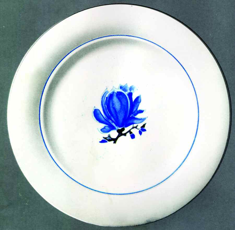Tulipier Blue Dinner Plate by Bernardaud-1