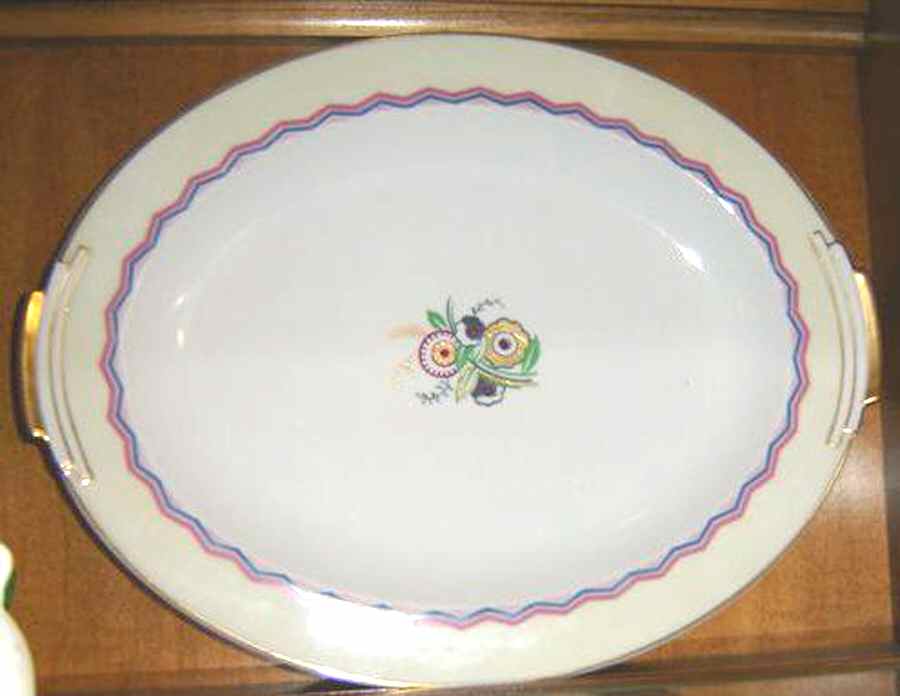 BER465 14" Oval Serving Platter by Bernardaud-1
