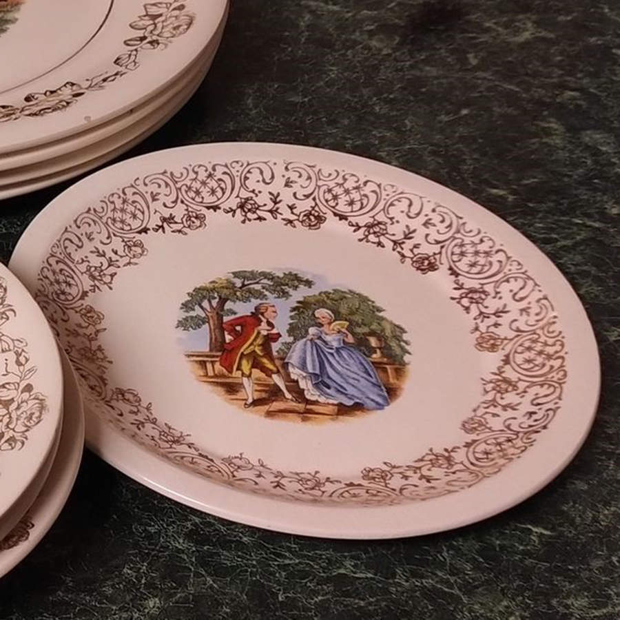 Menuet Salad Plate by British Empire Ware-1