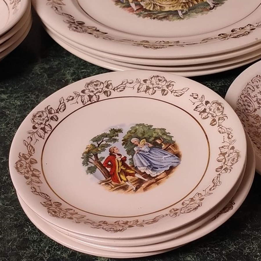 Menuet Bread & Butter Plate by British Empire Ware-1