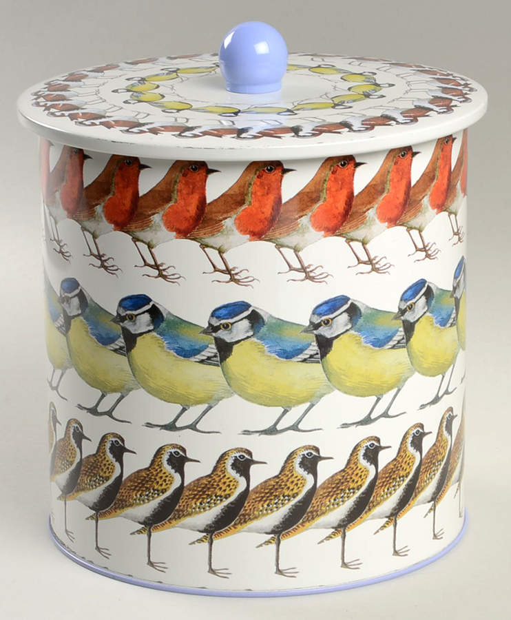 Birds Round Tin Box & Lid by Emma Bridgewater-1