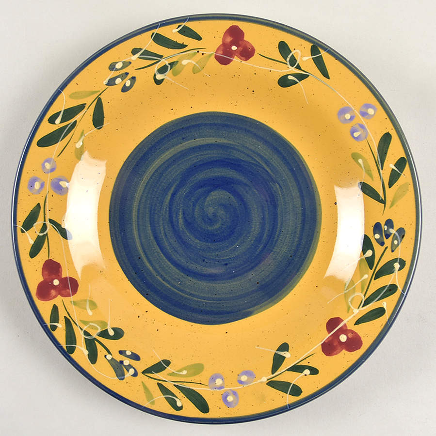 Blue Floral Collection Salad Plate by Baum Brothers-1