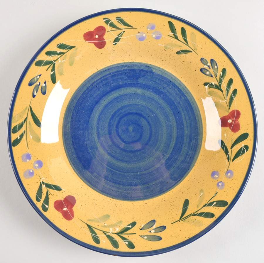 Blue Floral Collection Dinner Plate by Baum Brothers-1