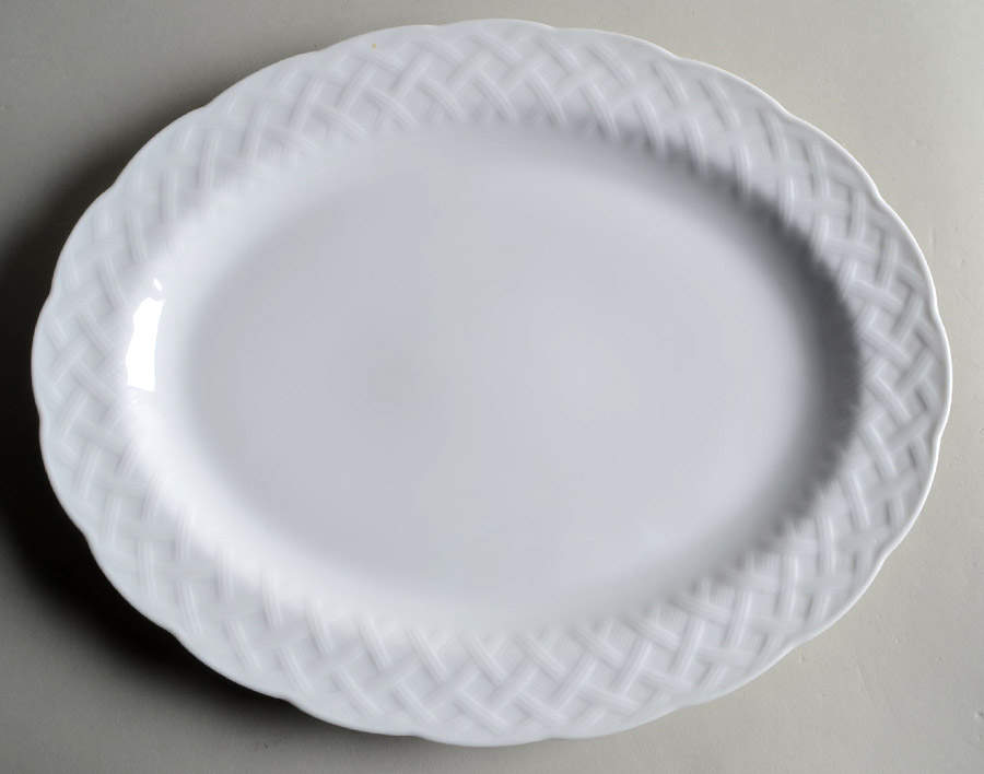Osier (Restaurant) 13" Oval Serving Platter by Bernardaud-1