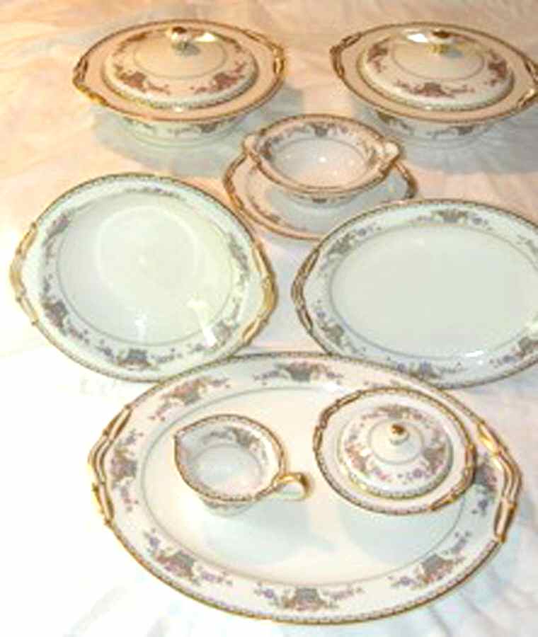 Fleurette 14" Oval Serving Platter by Bernardaud-1
