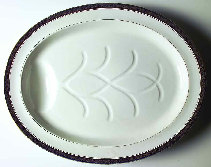 BOO48 21" Oval Serving Platter by Booths-1