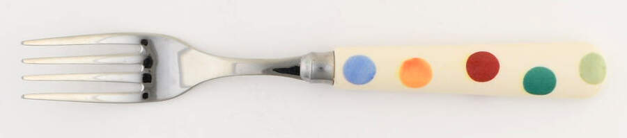 Polka Dot Dinner Fork (7 1/2" or Larger) by Emma Bridgewater-1