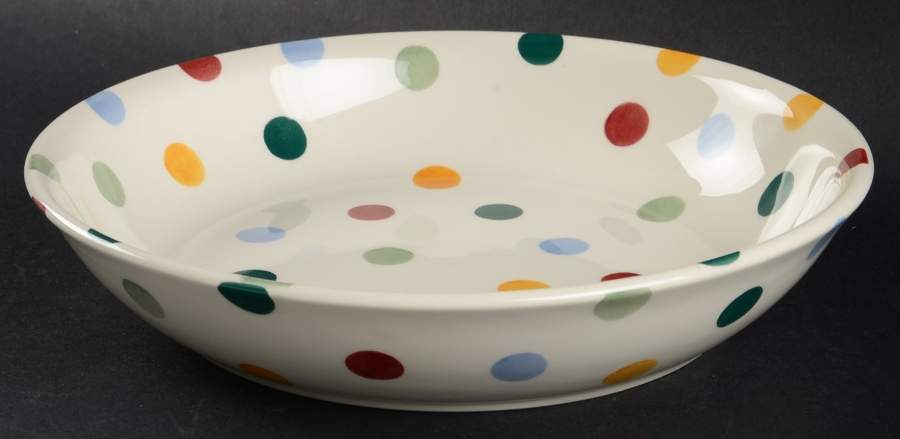 Polka Dot 9" Individual Pasta Bowl by Emma Bridgewater-1