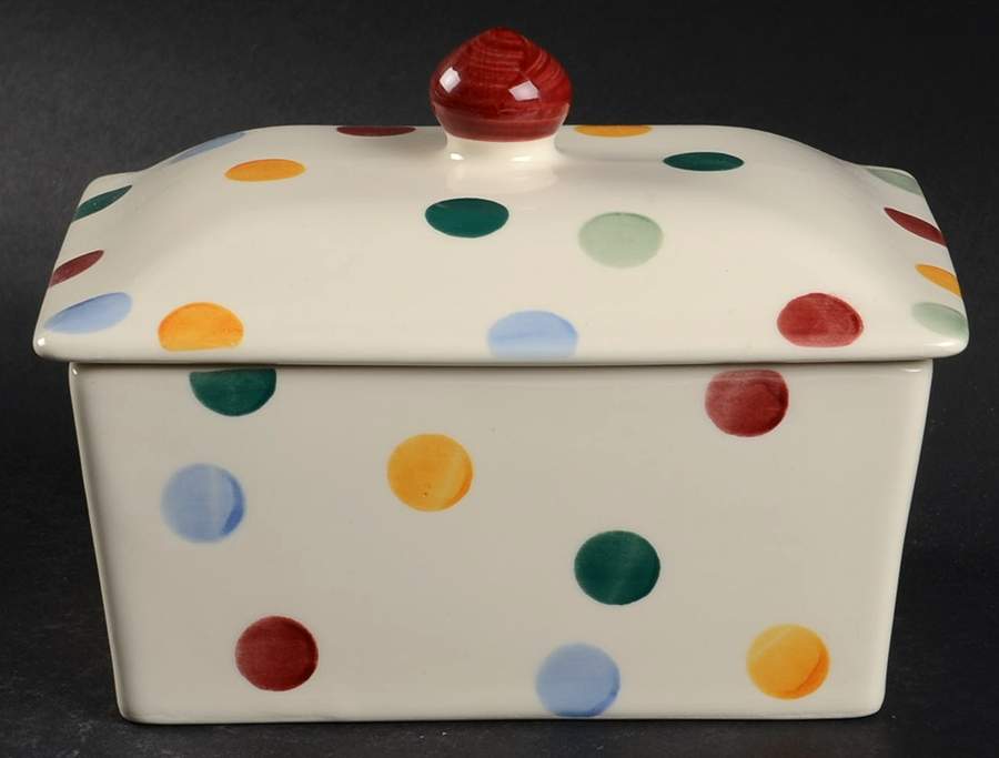 Polka Dot Rectangular Covered Butter by Emma Bridgewater-1