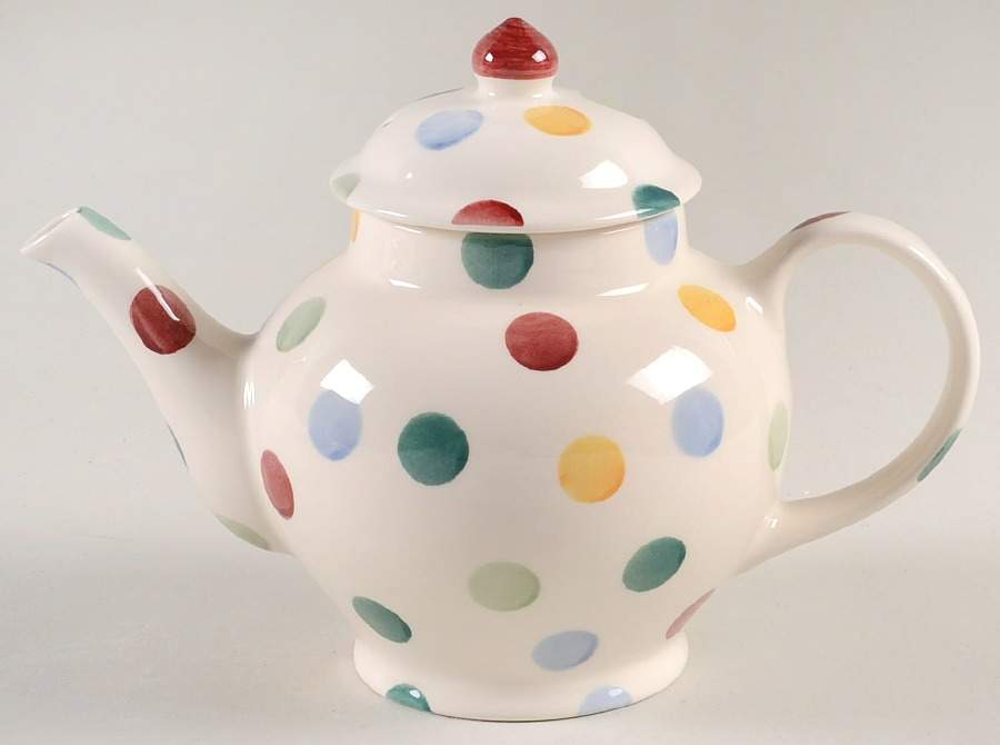Polka Dot Small Teapot & Lid by Emma Bridgewater-1