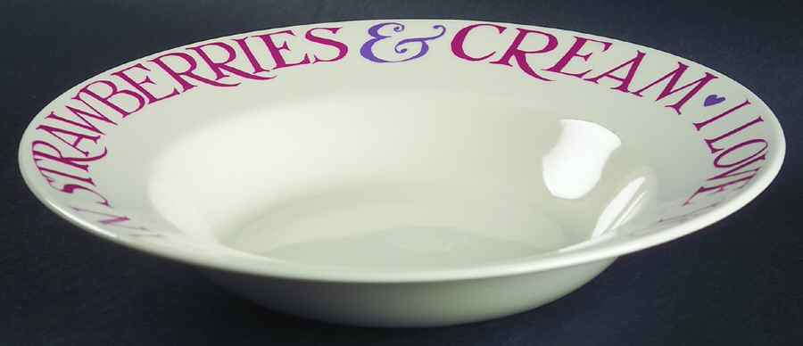 Love & Kisses Large Rim Soup Bowl by Emma Bridgewater-1