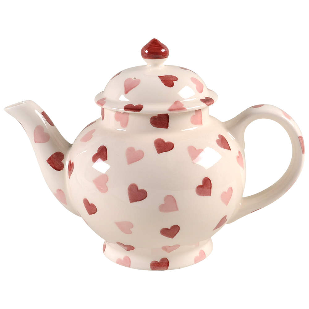Pink Hearts Teapot & Lid by Emma Bridgewater-1