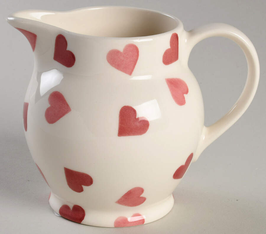 Pink Hearts 8 Oz Jug by Emma Bridgewater-1