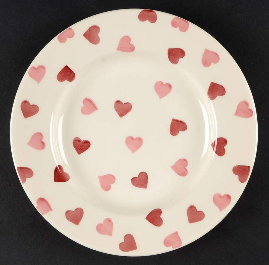 Pink Hearts Salad Plate by Emma Bridgewater-1