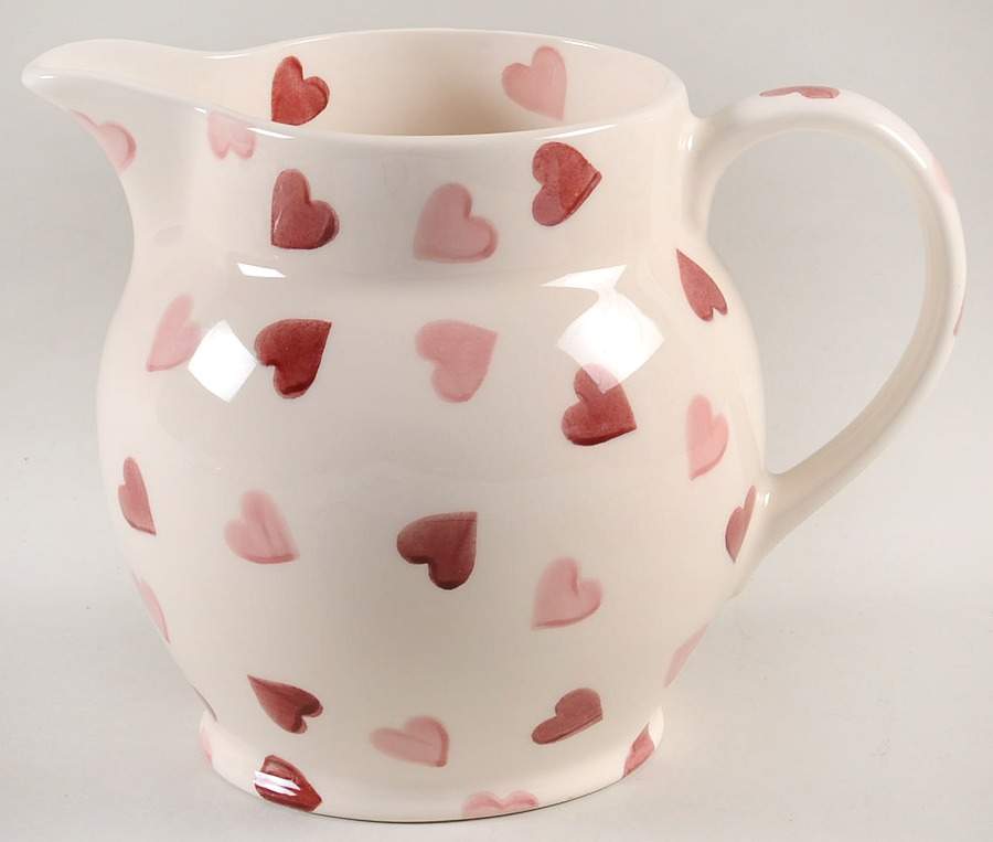 Pink Hearts 24 Oz Jug by Emma Bridgewater-1