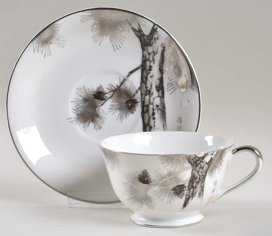 BOX2 Footed Cup & Saucer Set by Bon Tokyo-1