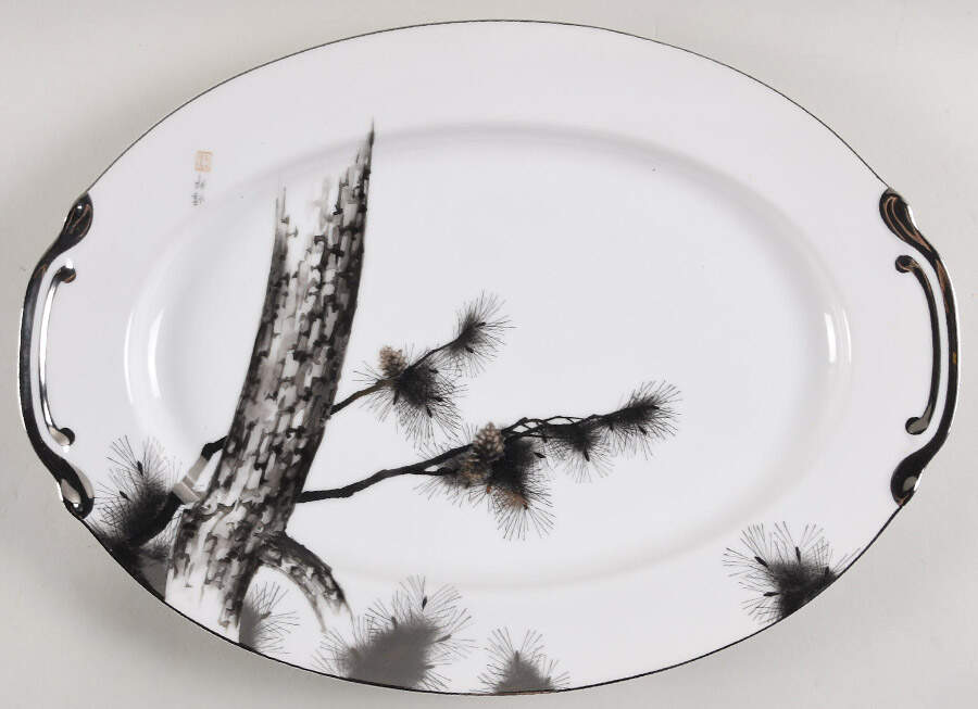 BOX2 14" Oval Serving Platter by Bon Tokyo-1