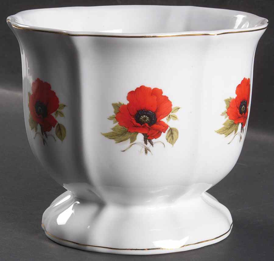 Poppy 5" Cachepot by Baum Brothers-1