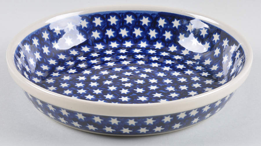 Stars 9" Pie Baking Plate by BOLESLAWIEC-1