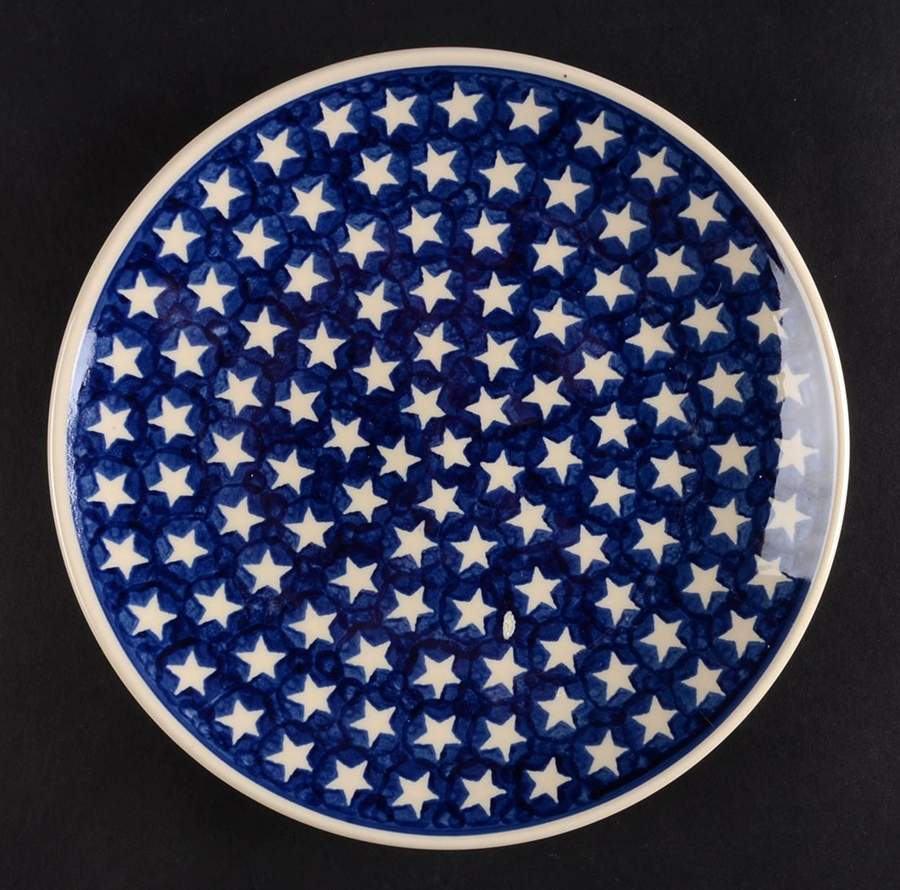 Stars Salad/Dessert Plate by BOLESLAWIEC-1