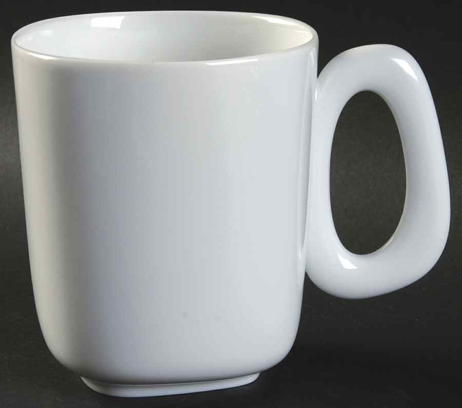Prime Time White Mug by Bernardaud-1