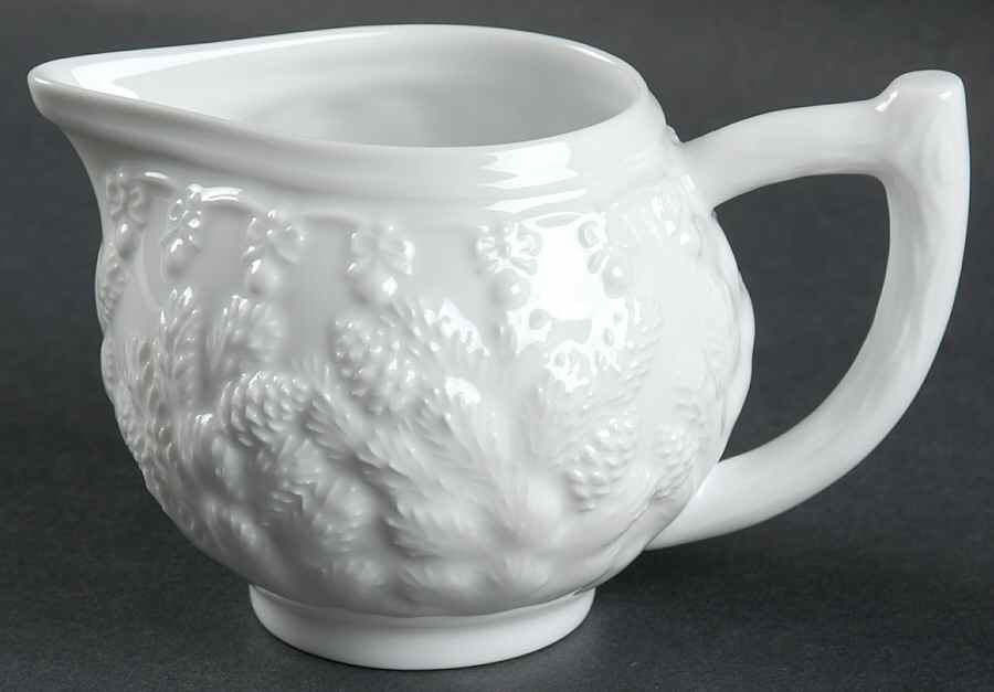 White Winter Creamer by Bernardaud-1