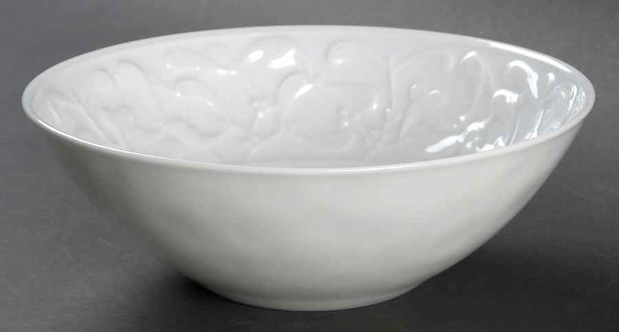 White Winter Coupe Cereal Bowl by Bernardaud-1