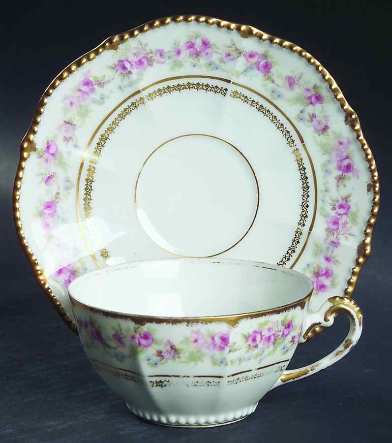 BWD526 Flat Cup & Saucer Set by Bawo & Dotter-1