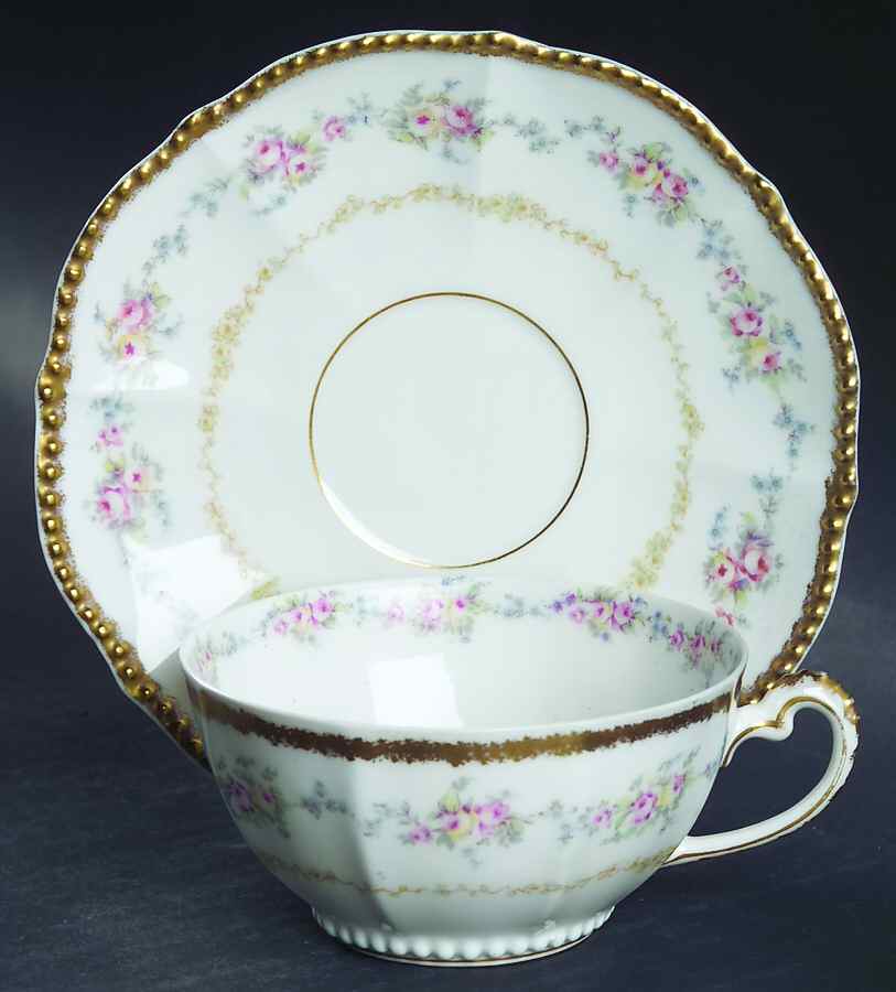 BWD527 Flat Cup & Saucer Set by Bawo & Dotter-1