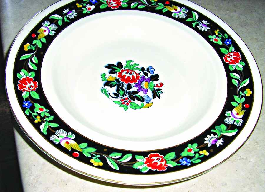 Elizabethan Dinner Plate by Booths-1
