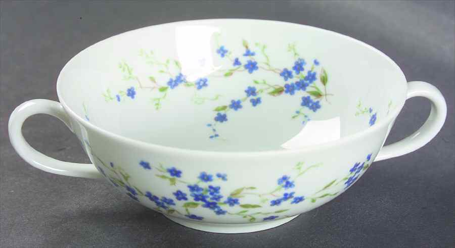 Myosotis (Smooth) Flat Cream Soup Bowl by Bernardaud-1