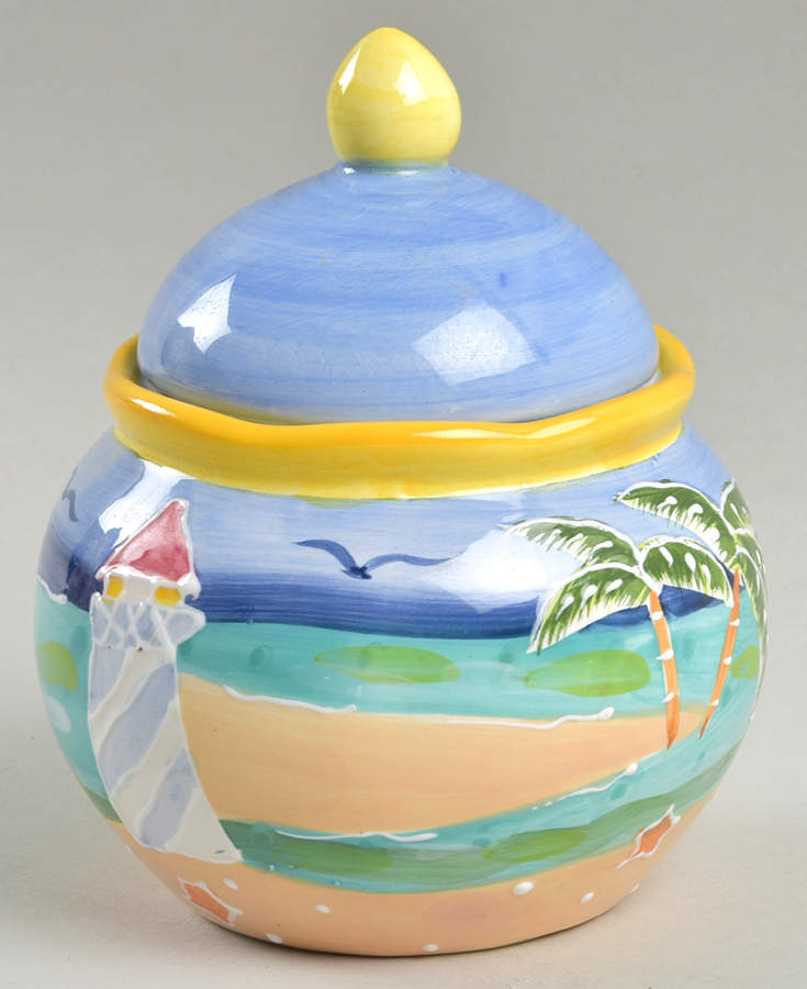 Biscayne Bay Collection Sugar Bowl & Lid by Baum Brothers-1