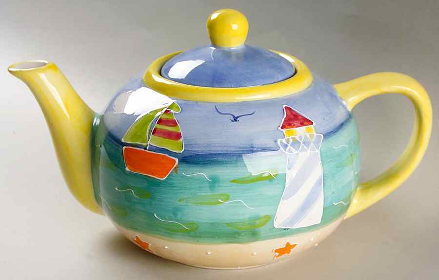 Biscayne Bay Collection Teapot & Lid by Baum Brothers-1