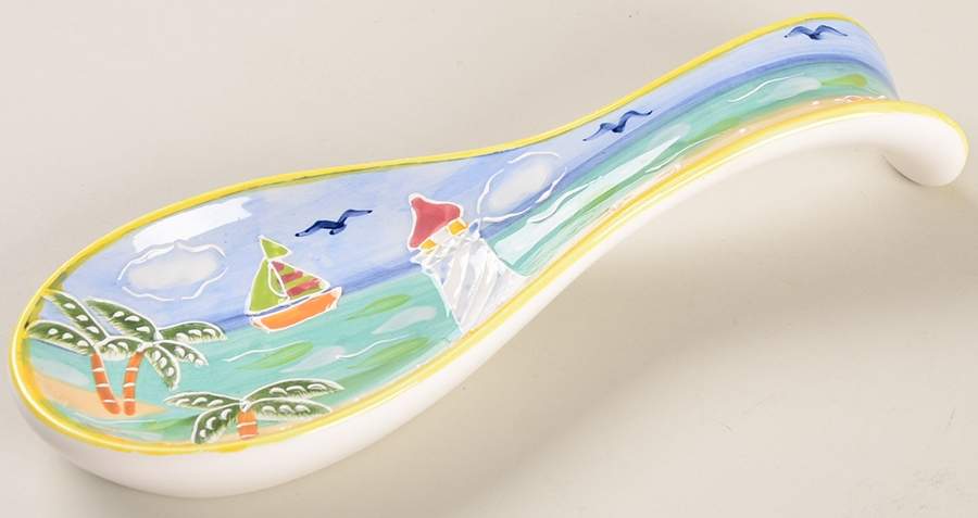 Biscayne Bay Collection Spoon Rest/Holder (Holds 1 Spoon) by Baum Brothers-1