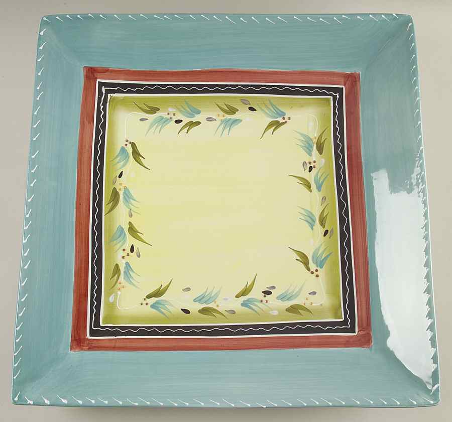 Ole 15" Square Serving Platter by Block-1