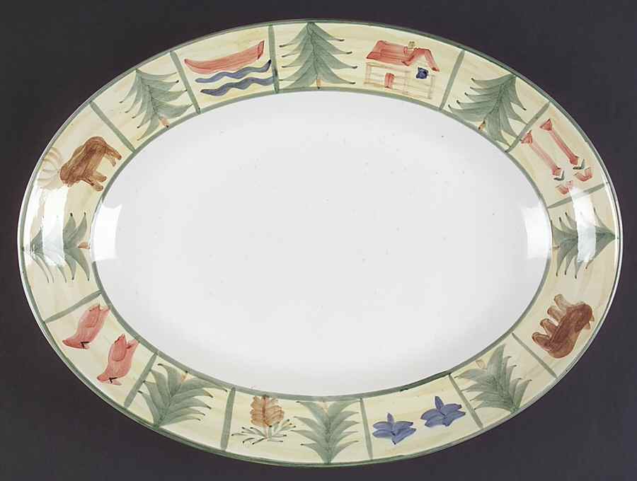 BL5 14" Oval Serving Platter by Bella-1