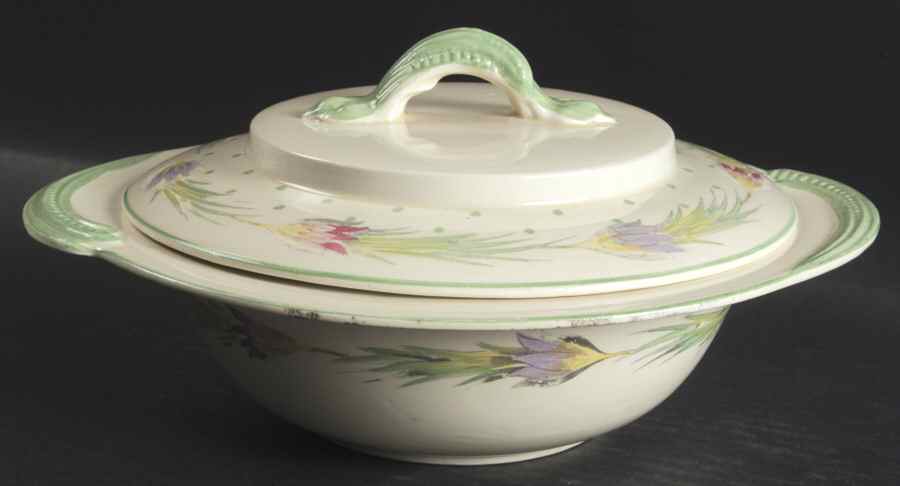 6453 Round Covered Vegetable by Burgess & Leigh-1
