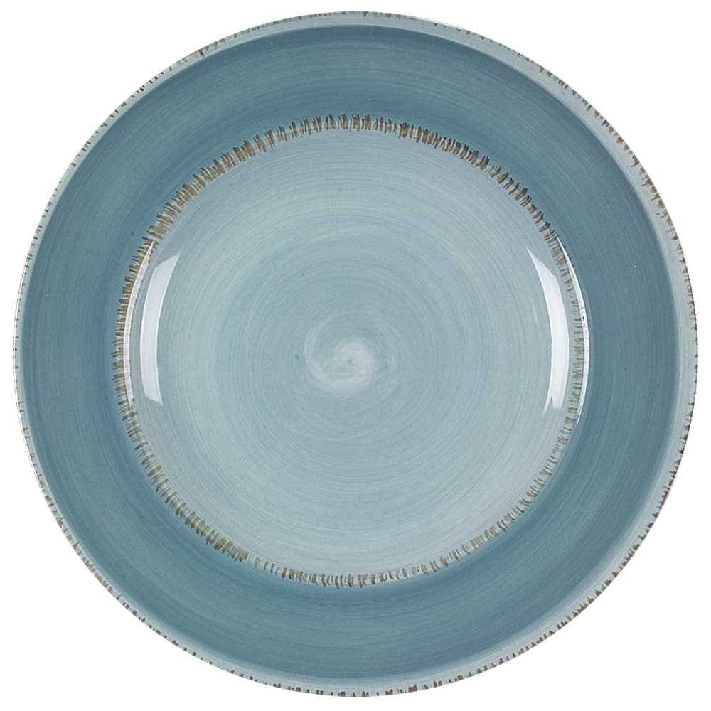 Pastis (Dots and Stripes) Dinner Plate by Bella-1