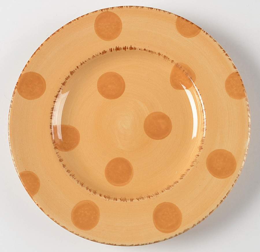 Pastis (Dots and Stripes) Salad Plate by Bella-1