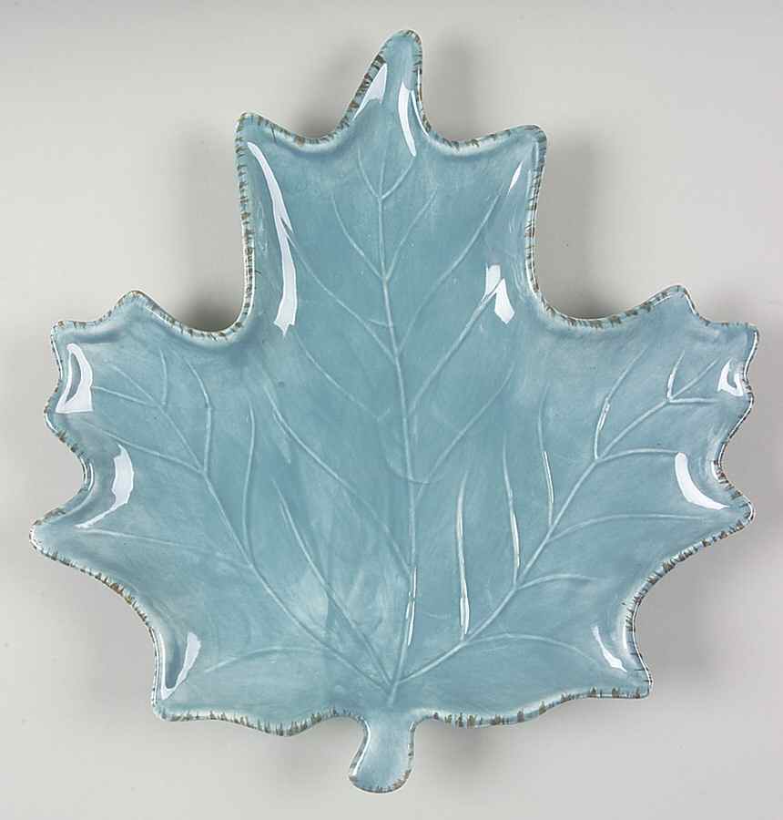 Pastis (Dots and Stripes) 10" Leaf Dish by Bella-1