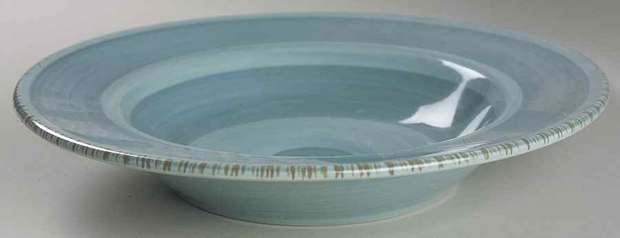 Pastis (Dots and Stripes) Large Rim Soup Bowl by Bella-1