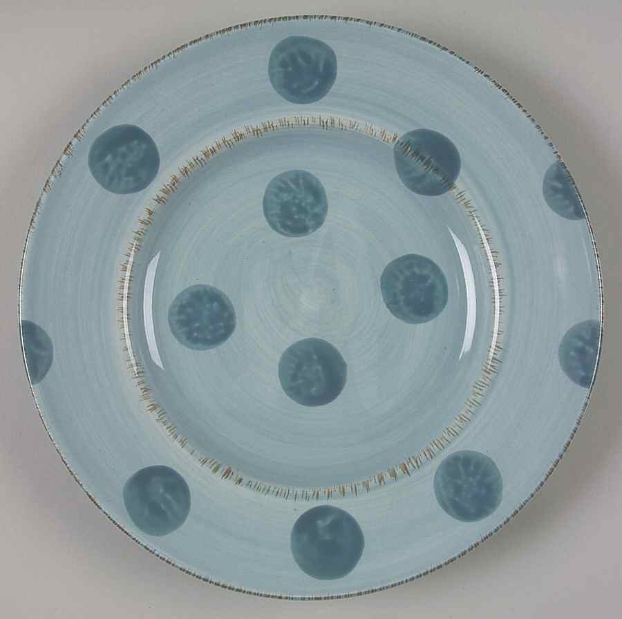 Pastis (Dots and Stripes) Salad Plate by Bella-1