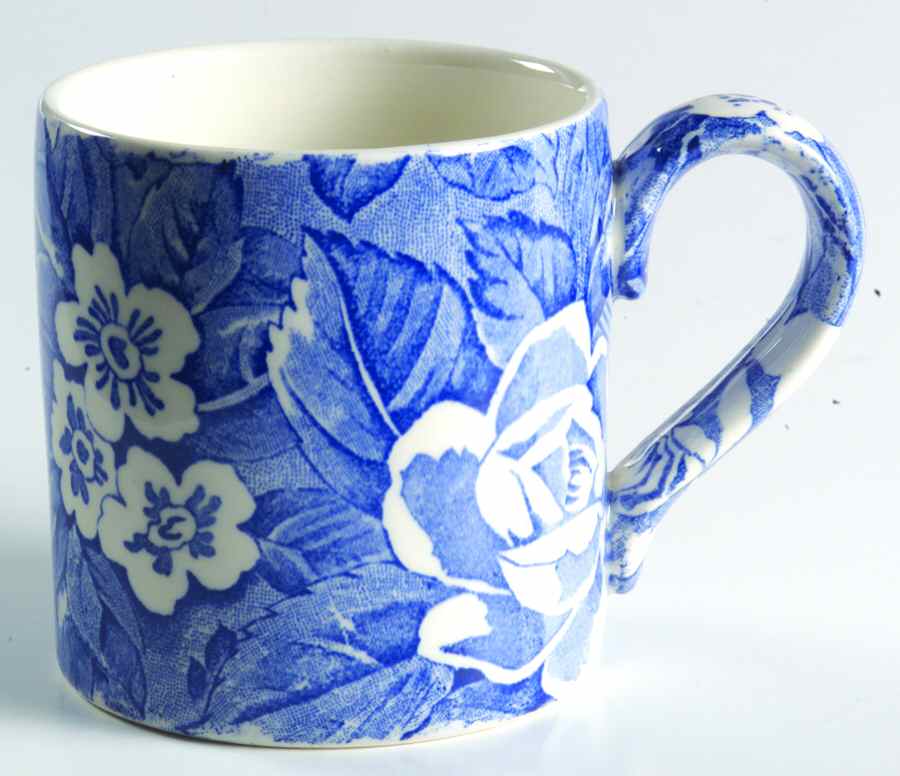 Victorian Chintz Blue Mug by Burgess & Leigh-1