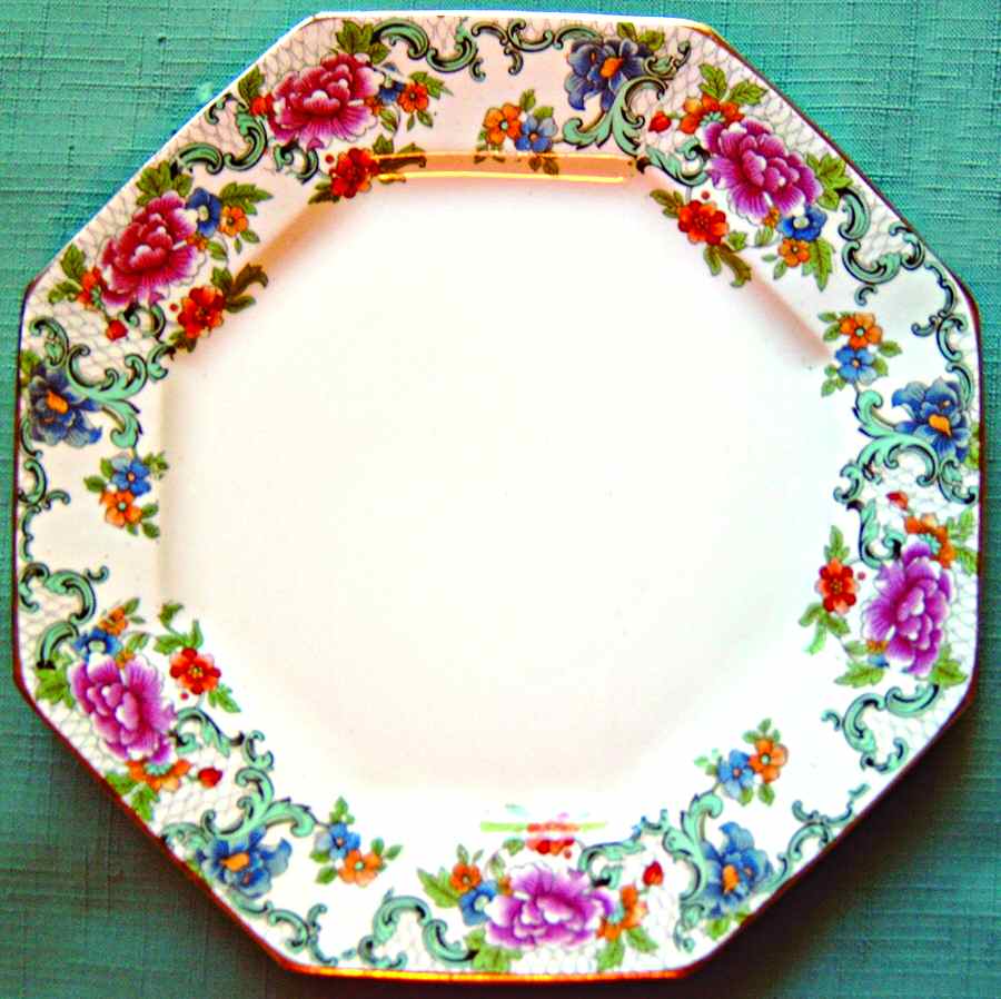 Floradora (Multisided) Salad Plate by Booths-1