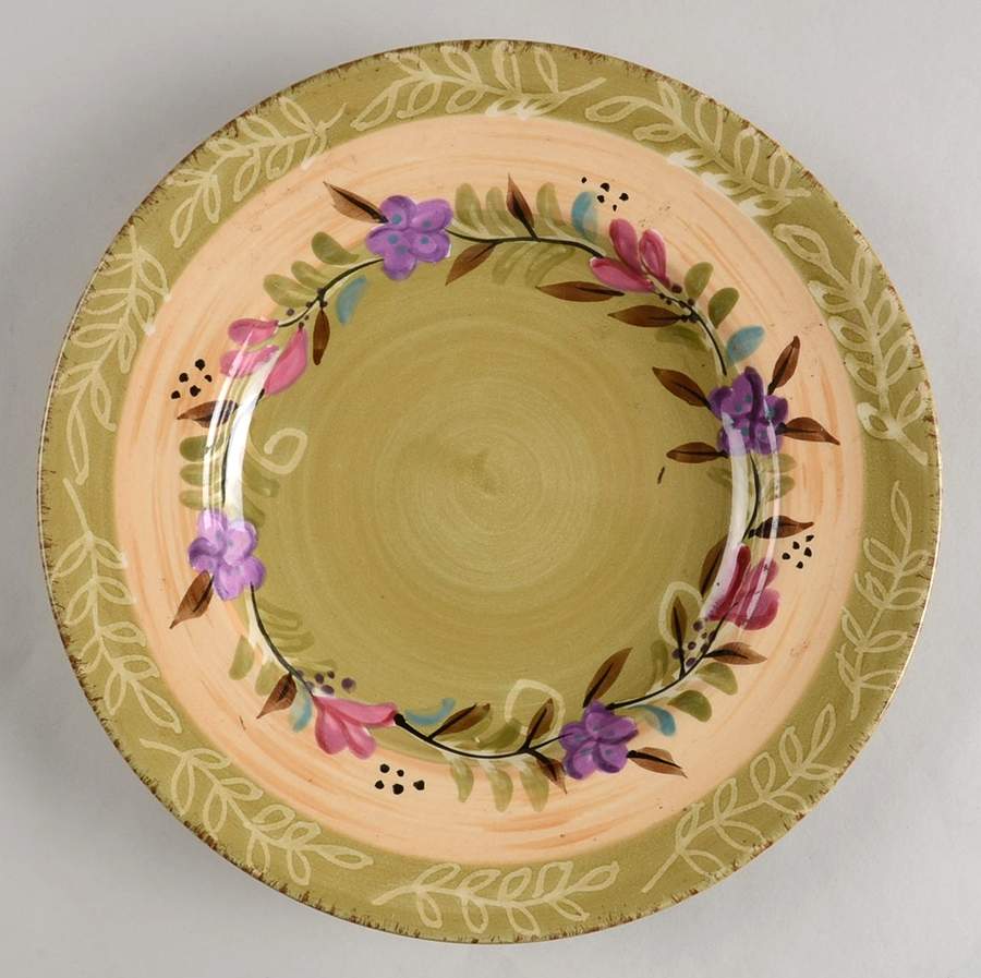 Pastis (Floral) Salad Plate by Bella-1