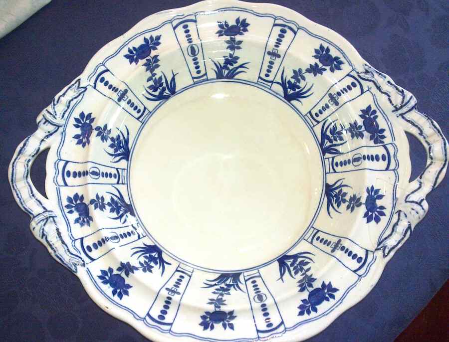 Satsuma Handled Cake Plate by Brown, Westhead & Moore-1