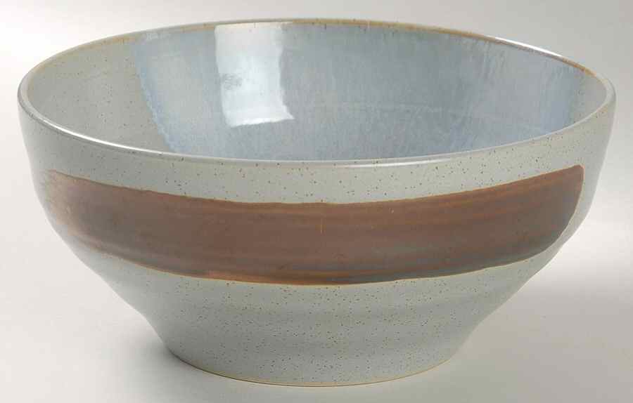 Blue Green Brush Soup/Cereal Bowl by Baum Brothers-1