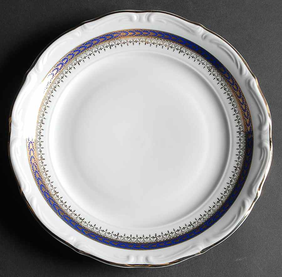 Mt Cobalt Dinner Plate by Baum Brothers-1