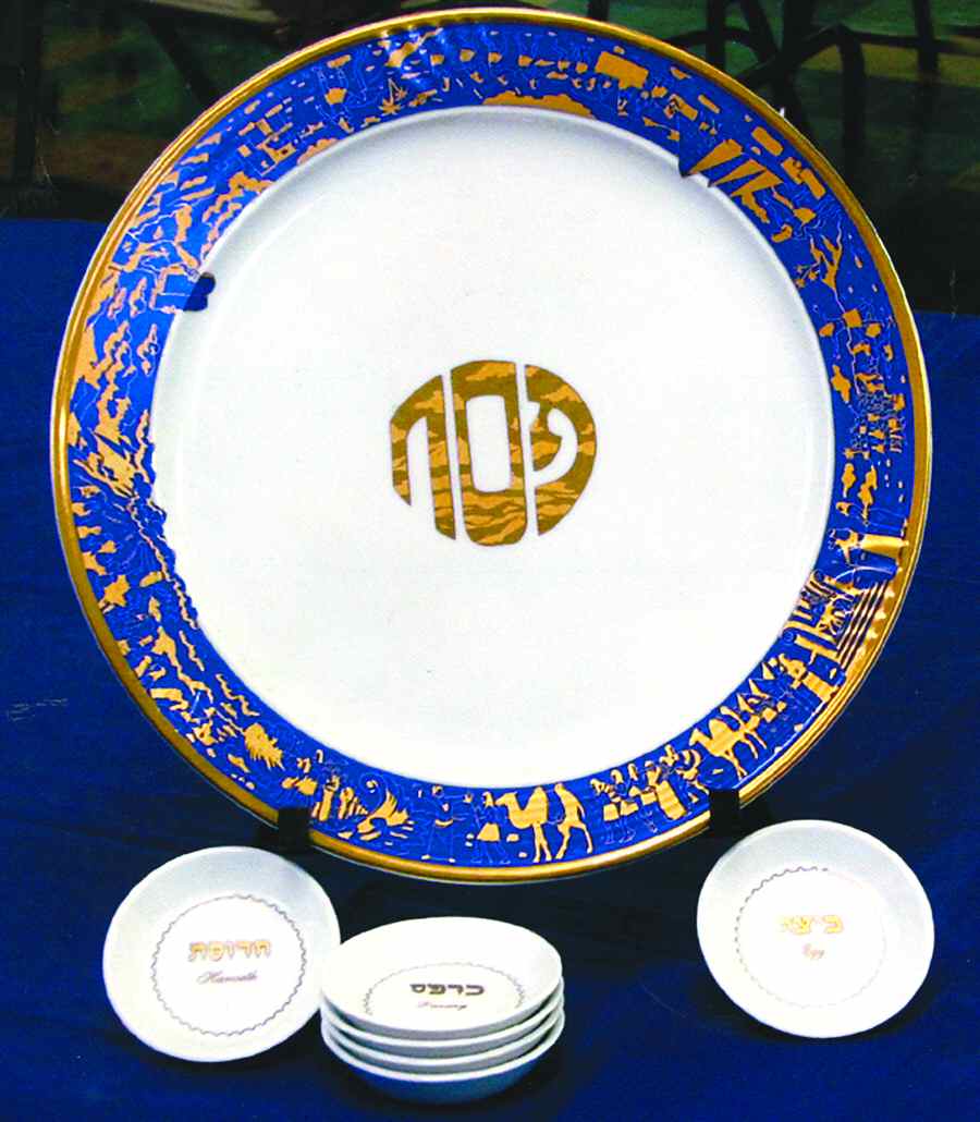 BAW28 Seder Plate & Bowls Set by Bauscher Weiden-1