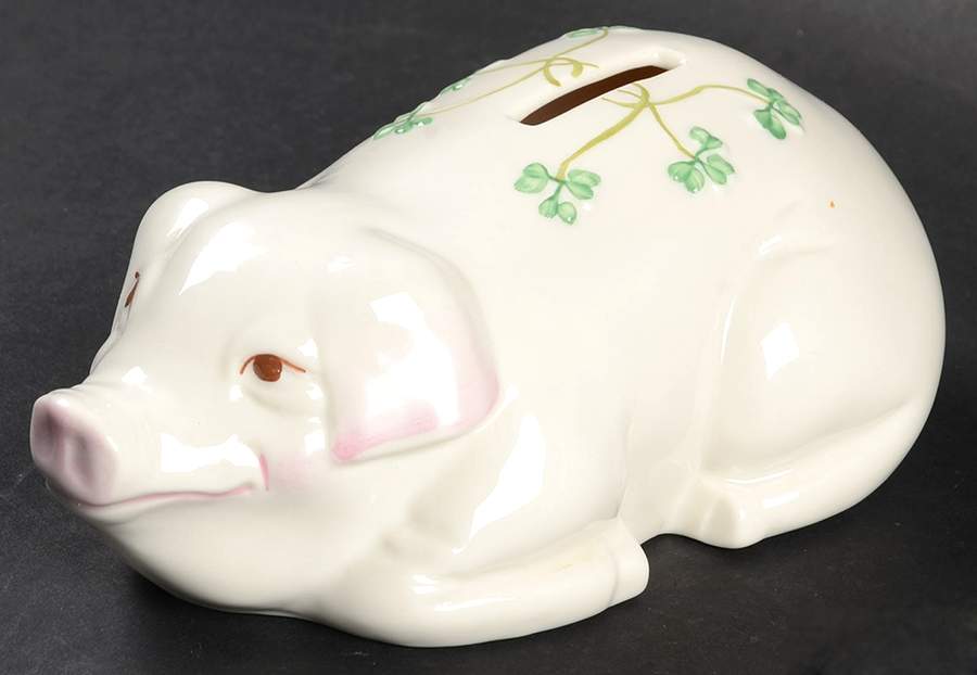 Archive Collection Piggy Bank by Belleek Pottery (Ireland)-1
